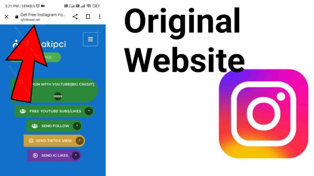 इंस्टाग्राम पर फॉलोअर्स बढ़ाने वाली वेबसाइट