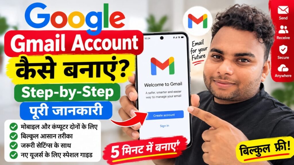 Gmail Account कैसे बनाएं